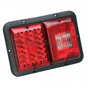 Bargman Trailer Stop/ Tail/ Turn Light Red LED/ Incandescent Bulb Rectangular-2