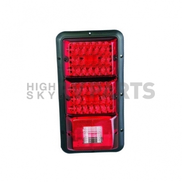 Bargman Trailer Triple Light Red LED/ Incandescent Bulb Rectangular-4