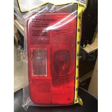 Bargman Trailer Stop/ Tail/ Backup/ License/ Turn Light with Red Lens Rectangular-1