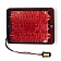 Bargman Trailer Light Stop/ Tail/ Turn Light LED Rectangular Red with Bulb Socket Plug 