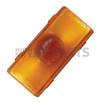 Fasteners Unlimited Porch Light Lens - Amber - 89-100A-2