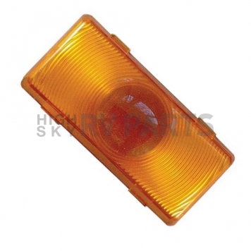 Fasteners Unlimited Porch Light Lens - Amber - 89-100A-1