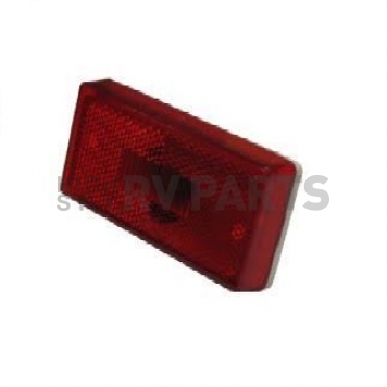 Fasteners Unlimited Tail Light Lens Rectangular Red -1