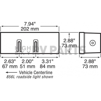 Peterson Mfg. Trailer Stop/ Turn/ Tail Light LED Rectangular Red-3