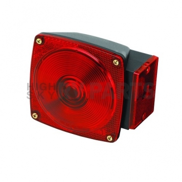 Bargman 6-Function Trailer Tail Light Rectangular with Red Lens-2