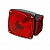 Bargman 6-Function Trailer Tail Light Rectangular with Red Lens