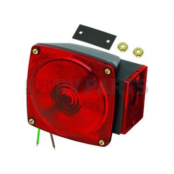 Bargman 6-Function Trailer Tail Light Rectangular with Red Lens-7