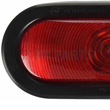 Peterson Mfg. Trailer Stop/ Turn/ Tail Light Incandescent Oval Red-2