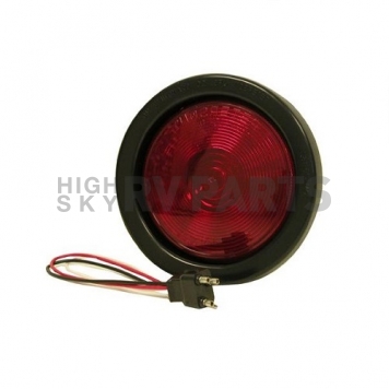 Peterson Mfg. Trailer Stop/ Turn/ Tail Light Incandescent Round Red 4 inch-7