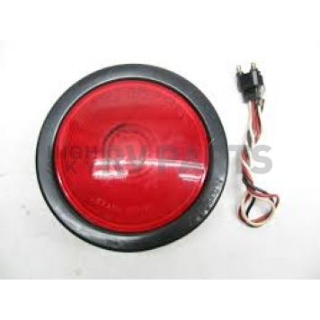 Peterson Mfg. Trailer Stop/ Turn/ Tail Light Incandescent Round Red 4 inch-4