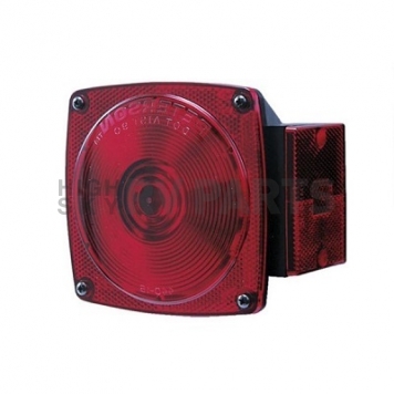 Peterson Mfg. Trailer Stop/ Turn/ Tail/ Rear Reflex/ Side Marker/ Side Reflex Light Incandescent Square Red-5