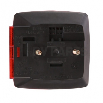 Peterson Mfg. Trailer Stop/ Turn/ Tail/ Rear Reflex/ Side Marker/ Side Reflex Light Incandescent Square Red-2