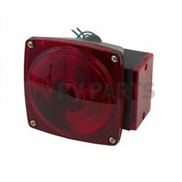 Peterson Mfg. Trailer Stop/ Turn/ Tail/ Rear Reflex/ Side Marker/ Side Reflex Light Incandescent Square Red-7