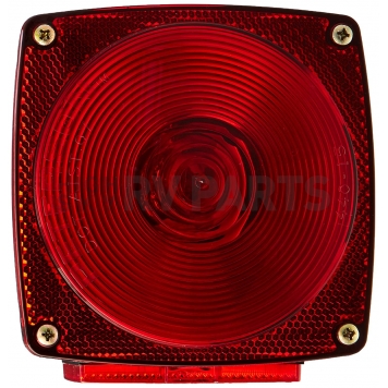 Peterson Mfg. Trailer Stop/ Turn/ Tail/ Rear Reflex/ Side Marker/ License/ Side Reflex Light Incandescent Square Red-4