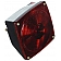 Peterson Mfg. Trailer Stop/ Turn/ Tail/ Rear Reflex/ Side Marker/ License/ Side Reflex Light Incandescent Square Red
