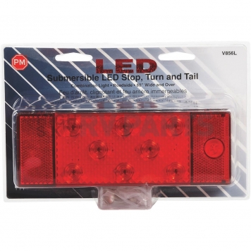 Peterson Mfg. Trailer Stop/ Turn/ Tail/ License Light LED Rectangular Red-2