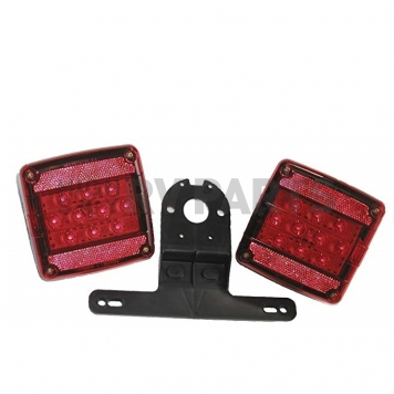 Peterson Mfg. Trailer Rear/ Tail Light Kit LED Square Red-4