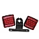 Peterson Mfg. Trailer Rear/ Tail Light Kit LED Square Red