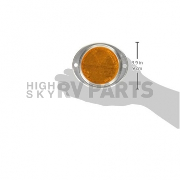 Reflector Round Amber Lens with Aluminum Housing-4