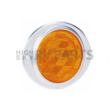Reflector Round Amber Lens with Aluminum Housing-1