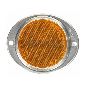 Reflector Round Amber Lens with Aluminum Housing-2