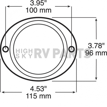 Reflector Round Amber Lens with Aluminum Housing-5