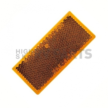 Reflector Quick Mount Amber Lens Without Housing Adhesive Backing-1