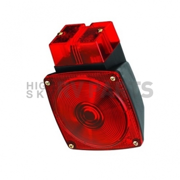 Bargman 7-Function Trailer Tail Light Rectangular with Red Lens 6.09 Inch Length  - 2823294-4