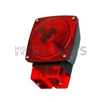 Bargman 7-Function Trailer Tail Light Rectangular with Red Lens 6.09 Inch Length  - 2823294-5