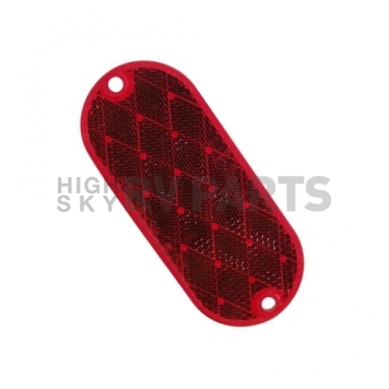 Peterson Mfg. Reflector Quick Mount Red Lens Oblong with Adhesive Backing-4