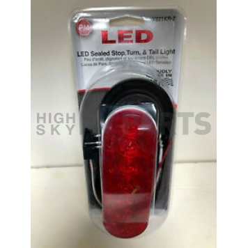 Peterson Mfg. Trailer Stop/ Turn/ Tail Light 7 LED Oval Shape Red-2