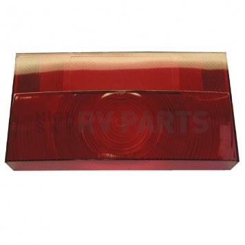 Peterson Mfg. Trailer Light Lens Rectangular Red for 25922-5