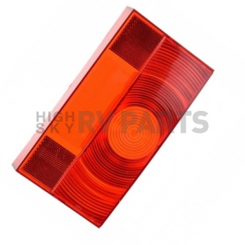 Peterson Mfg. Trailer Light Lens Rectangular Red for 25922-4