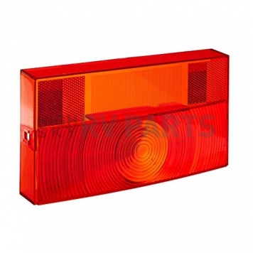 Peterson Mfg. Trailer Light Lens Rectangular Red for 25922-6