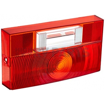 Peterson Mfg. Trailer Light Lens Rectangular Red with Back-Up Light for 25912-3