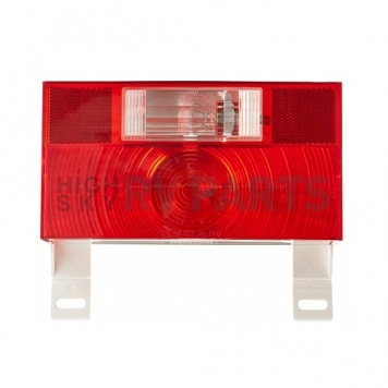 Peterson Mfg. Trailer Stop/ Turn/ Backup/ Tail Light Incandescent Rectangular Red with License Light-1