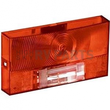 Peterson Mfg. Trailer Stop/ Turn/ Backup/ Tail Light Incandescent Rectangular Red with License Light-3