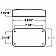 Peterson Mfg. Trailer Stop/ Turn/ Tail Light Incandescent Rectangular Red - Round Corner - V25921