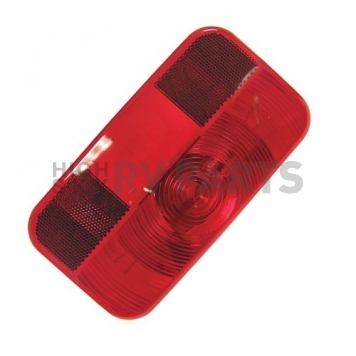 Peterson Mfg. Trailer Light Lens Rectangular Red for 25921-7
