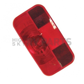 Peterson Mfg. Trailer Light Lens Rectangular Red for 25921-6