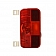 Peterson Mfg. Trailer Stop/ Turn/ Tail/ License Light Incandescent Rectangular Red With Reflex/ Plate Mounting Bracket - V25923