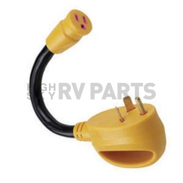 Marinco RV Power Cord Adapter 30 Amps To RV x 15 Amp Standard Power Outlet-1