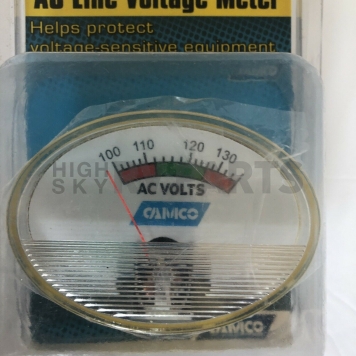 Camco RV Line Voltage Monitor, 120 Volt Analog Display-5