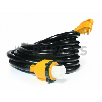 Camco 50 Amp Power Grip Extension Cord - 25' With F-Locking Adapter-2