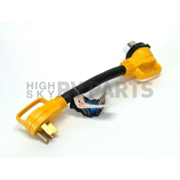 Camco 50 Amp Power Grip 18 inch Dogbone - 90M / 90F-Locking Adapter - 55562 -1