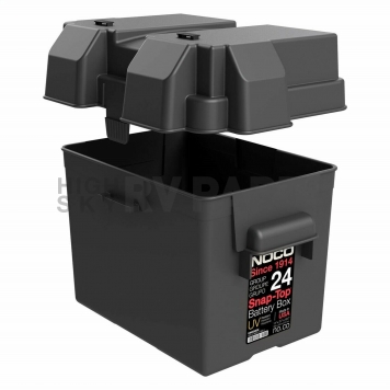 Noco Snap-Top Battery Box - Group 24 - Black-4