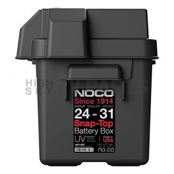 Noco Snap-Top Battery Box - Group 24-31 - Black-1