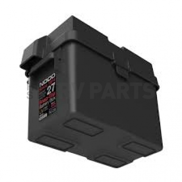 Noco Snap-Top Battery Box for Group 27 - Black-2