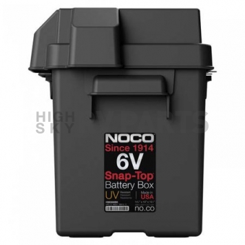 Noco 6-Volt Snap-Top Group Battery Box Black-5
