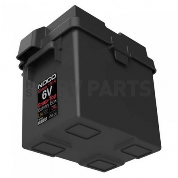 Noco 6-Volt Snap-Top Group Battery Box Black-1